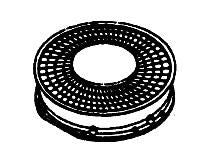 Details West HO Cooling Fans - Styrene - 48" Flared-Top