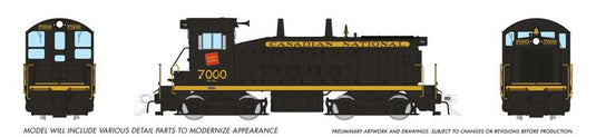 Rapido Trains HO EMD SW9 w/DCC & Sound - Canadian National (Black Scheme)