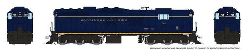 Rapido Trains HO EMD SD9 w/DCC & Sound - Baltimore & Ohio