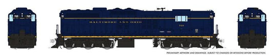 Rapido Trains HO EMD SD9 w/DCC & Sound - Baltimore & Ohio