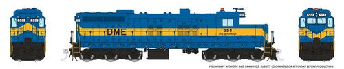 Rapido Trains HO EMD SD10 w/DCC & Sound - Dakota, Minnesota & Eastern
