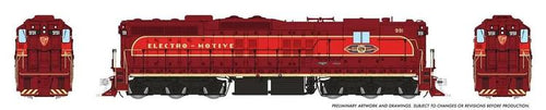 Rapido Trains HO EMD SD7 w/DCC & Sound - EMD Demonstrator : #991