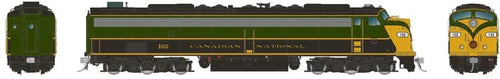 Rapido Trains HO EMD E8A w/HEP w/DCC & Sound - CN (Green & Gold)