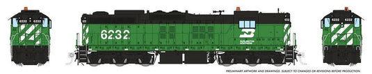 Rapido Trains HO EMD SD9 w/DCC & Sound - Burlington Northern