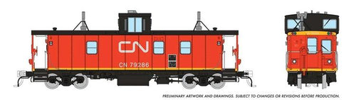 Rapido Trains HO CN Hawker Siddeley Caboose - International - CN : #79286