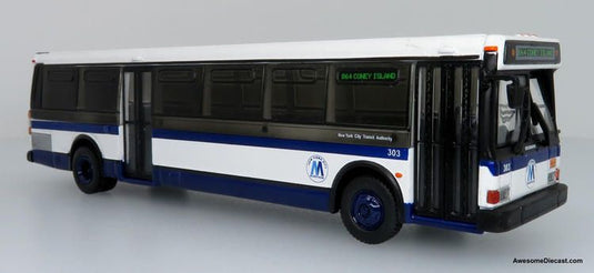 Iconic Replicas 1:87 1980 Grumman 870 : MTA New-York City / Destination : B64 Coney Island
