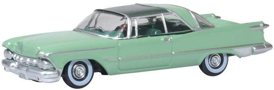 Oxford Diecast HO 1959 Imperial Crown 2-Door Hardtop - Highland Green, Ballad Green Imperial