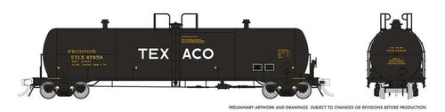 Rapido Trains HO Procor 20K gal. Tank Car: Texaco - UTLX