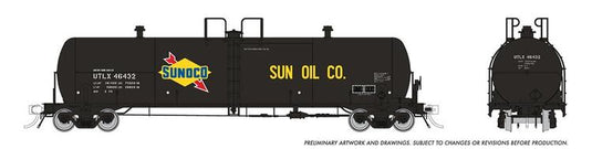 Rapido Trains HO Procor 20K gal. Tank Car: Sunoco - UTLX