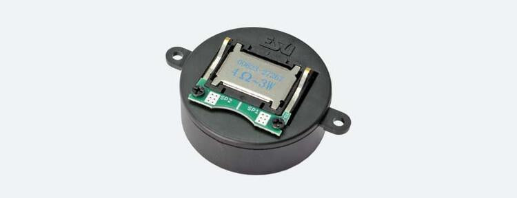 Chargez l&#39;image dans la visionneuse de la galerie, ESU Speaker 28mm x 12mm, round, 4 Ohm, Passive Radiator
