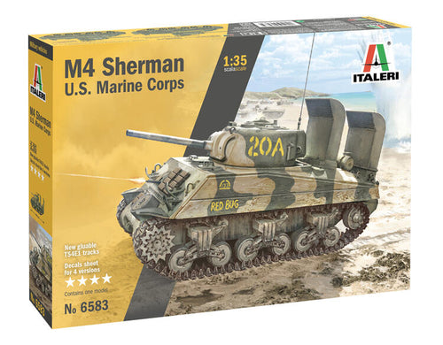 Italeri 1/35 M4 SHERMAN U.S. MARINE CORPS