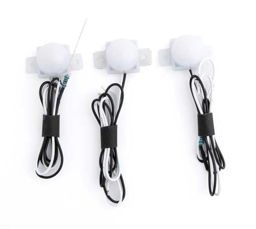 Walthers SceneMaster HO LED Dome Building Light 3-Pack - Warm White