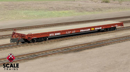 Fox Valley HO Pullman-Standard F60GH 60' Flatcar, Trailer Train : OTTX #93932