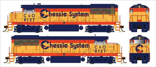 Bowser Executive HO GE U25B - w/DCC & Sound - Chessie System (C&O)