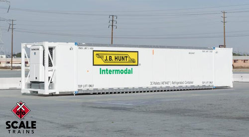 Scaletrains Operator HO CIMC 53'Reefer Container With Sound, J.B. Hunt #569427