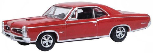 Oxford Diecast HO 1966 Pontiac GTO - Montero Red