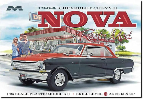Moebius 1/25 1964 Chevy II Nova Resto-Mod