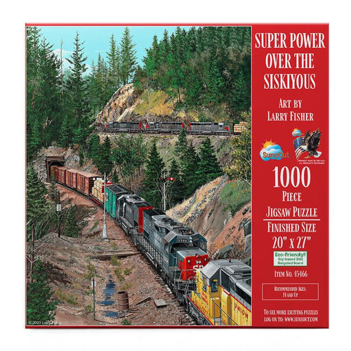 SunsOut Super Power Over Siskiyous Puzzle - 1000 Pieces