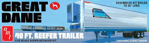 AMT 1/25 40' Great Dane Reefer Semi Trailer