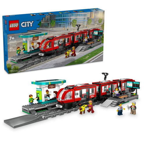 LEGO® 60423 Downtown Streetcar and Station - City®