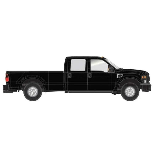 Atlas HO Ford F-350 Crew-Cab Pickup Truck - Black