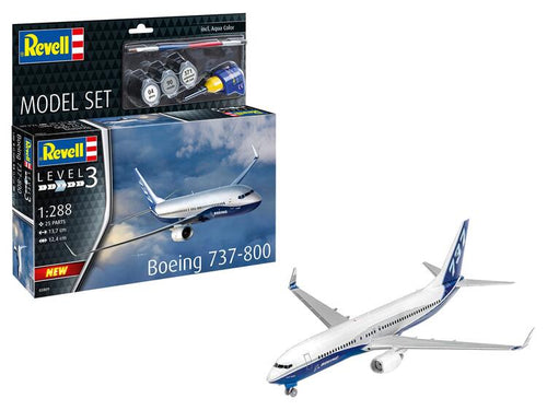 Revell Germany 1/288 Boeing 737-800 - Model Set