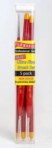 Flex-I-File Ultra Fine Brush 5 Piece Set