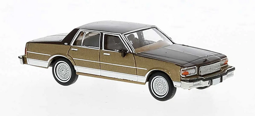 Brekina HO 1987 Chevrolet Caprice Sedan - Copper, Brown