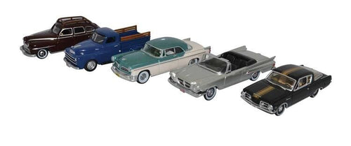 Oxford Diecast HO Chrysler Centenary 5-Vehicle Set