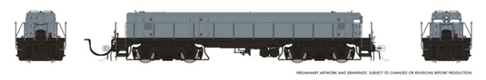 Rapido Trains HO EMD/Huntington Slug (DC/DCC/Sound): Grey, Unlettered