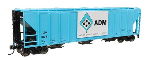 Walthers Mainline HO 50' Pullman-Standard PS2-CD 4427 3-Bay Covered Hopper - ADM / TLDX