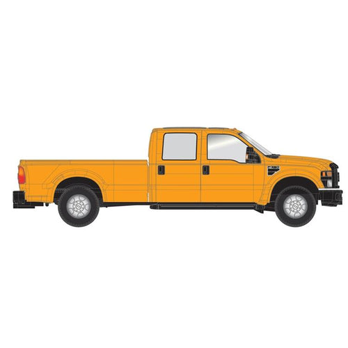 Atlas HO Ford F-350 Crew-Cab Pickup Truck - Safety Orange