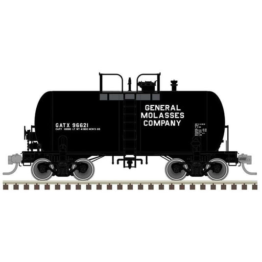 Atlas HO 10,000-Gallon Beer Can Tank Car - General Molasses / GATX