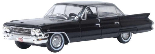 Oxford Diecast HO 1961 Cadillac Sedan de Ville - Ebony