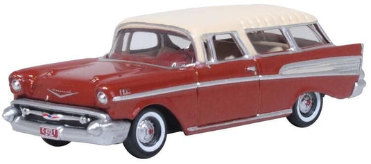 Oxford Diecast HO 1957 Chevrolet Nomad - Adobe Beige, Sierra Gold