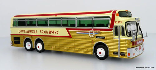 Iconic Replicas 1:87 1969 Eagle Model 05 Coach: Continental Trailways