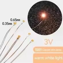 MBT Nano DEL SMD201 - Blanc Chaud 10pcs