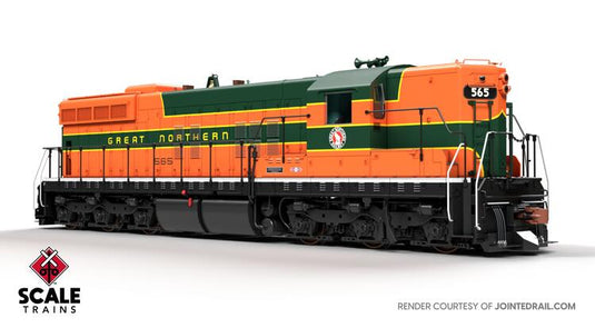 ScaleTrains Rivet Counter HO EMD SD7 w/DCC & Sound - GN