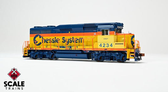 ScaleTrains Rivet Counter HO EMD GP30M w/DCC & Sound - CSX / Ex Chessie Patched