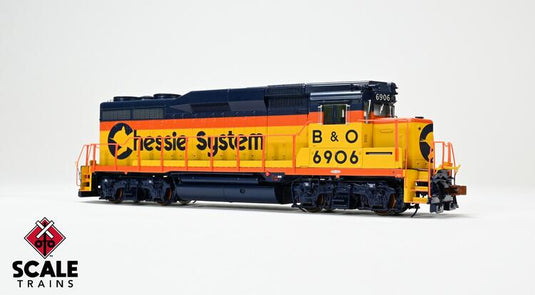 ScaleTrains Rivet Counter HO EMD GP30 w/DCC & Sound - Chessie / B&O : #6906