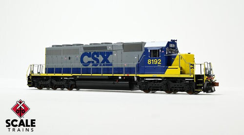 ScaleTrains Rivet Counter HO EMD SD40-2 w/DCC & Sound - CSX (w/Ditch lights)