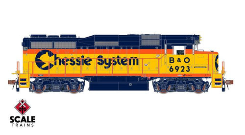 ScaleTrains Rivet Counter HO EMD GP30M w/DCC & Sound - Chessie / B&O