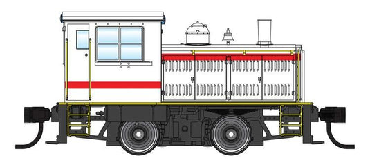 Walthers Mainline HO Plymouth ML-8 Industrial Switcher - DCC only - White