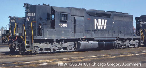 Bowser Executive HO GMD SD40 - w/DCC & Sound - Norfolk & Western : #1586