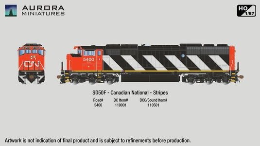 Aurora HO GMD SD50F w/DCC & Sound - CN