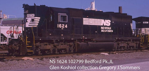 Bowser Executive HO GMD SD40 - w/DCC & Sound - Norfolk & Southern : #1624