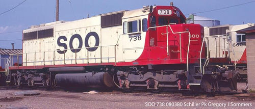 Bowser Executive HO GMD SD40 - w/DCC & Sound - Soo Line : #740