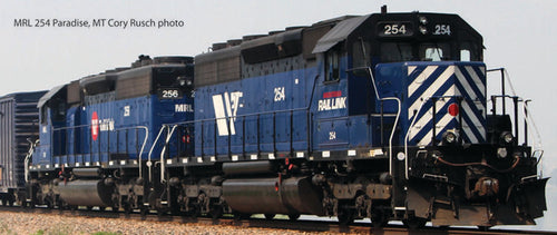 Bowser Executive HO GMD SD40-2XR - w/DCC & Sound - Montana Rail Link : #253