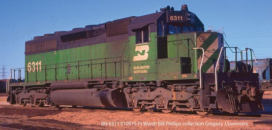 Bowser Executive HO GMD SD40 - w/DCC & Sound - Burlington Northern :