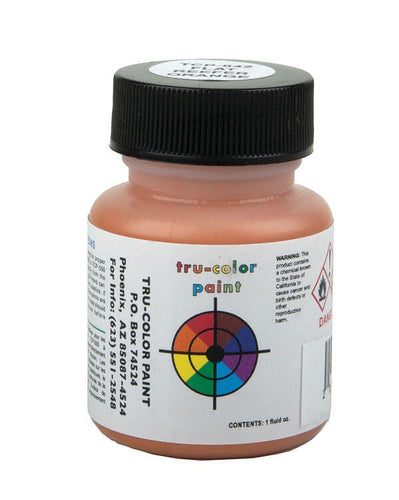 Tru-Color Flat Brushable Acrylic Paint - Reefer Orange - 1oz 29.6mL